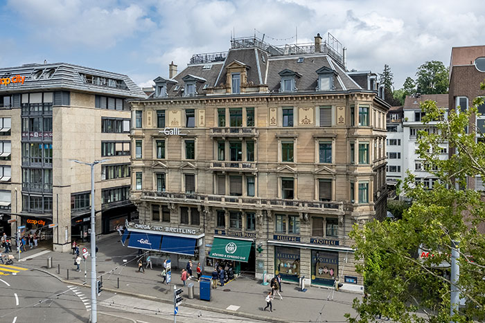 Fotografie Geschäftshaus Theaterstrasse, Zürich