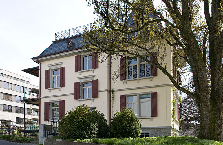 Fotografie Stiftungssitz Villa Stadlin, Zug