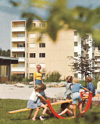 Photographie Aire de jeux lotissement Benglen