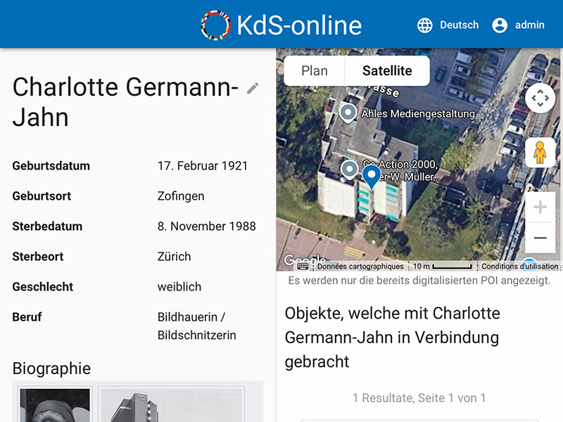 Extrait d'une base de données