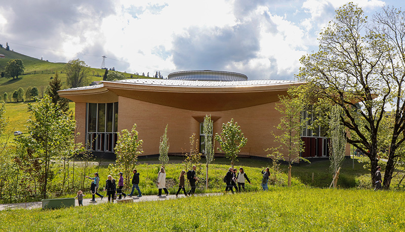 Photographie de la Klanghaus Toggenburg